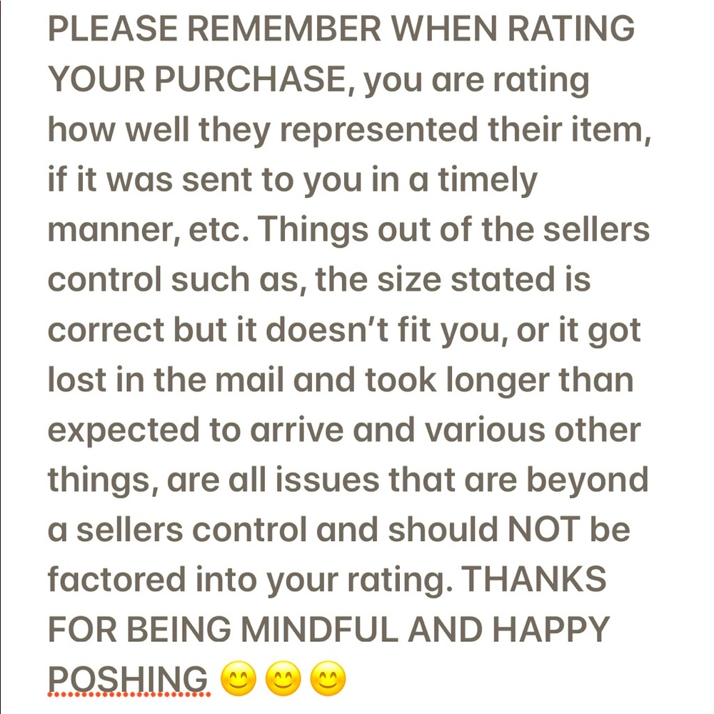 THINGS TO CONSIDER